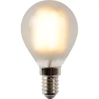 Lucide P45 - Filament lamp - Ø 4,5 cm - LED Dimbaar - E14 - 1x4W 2700K - mat