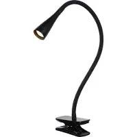 Lucide ZOZY - Klemlamp - LED Dimb. - 1x4W 3000K - Zwart