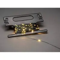 Konstsmide 6461-830 Micro-lichtketting Druppel Buiten Energielabel: F (A - G) werkt op het lichtnet Aantal lampen 300 LED Barnsteen Verlichte lengte: 59.8 m
