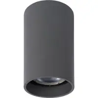 Lucide DELTO - Plafondspot - Ø 5,5 cm - LED Dim to warm - GU10 (MR16) - 1x5W 2200K/3000K - Grijs