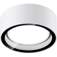 Lyora Ronde plafondlamp Focus Ø 10cm wit