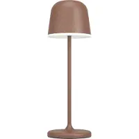 Eglo Mannera Tafellamp - Aanraakdimmer - 34 cm - Oplaadbaar (tot 38 uur licht) - Aluminium - Roestbruin - Draadloos - Binnen en Buiten