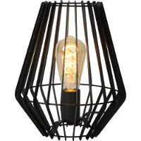 Lucide REDA - Tafellamp - 1xE27 - Zwart