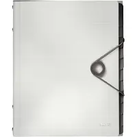 Leitz documentenmap Solid, A4, 3 flappen, 12 vakken, PP, wit
