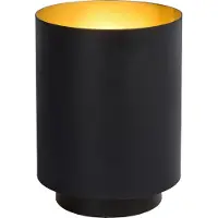 Lucide SUZY - Tafellamp - Ø 12 cm - 1xE14 - Zwart