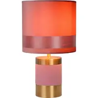 Lucide EXTRAVAGANZA FRIZZLE - Tafellamp - Ø 18 cm - 1xE14 - Roze