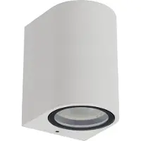 Lucide Zaro Halfronde Buitenwandlamp 1 Light | White