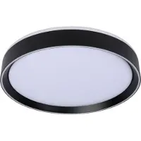 Lucide NURIA - Plafonnière - Ø 40 cm - LED Dimb. - 1x24W 2700K - Zwart