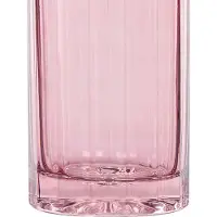 Beliani PERDIKI - Decoratieve vaas - Roze - Glas