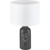 Eglo Tafellamp Vinoza, zwart, Woon-/ Eetkamer, Keramiek, Modern, Tafellamp