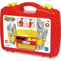 Ecoiffier Mecanics Gereedschapsriem in Kofffer met Accessoires - 14dlg.