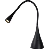 Lucide ZOZY - Bureaulamp - LED 3 StepDim - 1x4W 3000K - Zwart