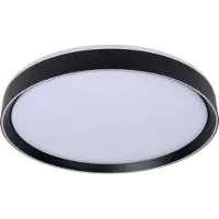 Lucide NURIA - Plafonnière - Ø 50 cm - LED 3 StepDim - 1x36W 2700K - Zwart