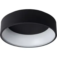 Lucide TALOWE LED - Plafonnière (Plafondlamp) - Ø 45,5 cm - LED Dimbaar - 1x30W 3000K - Zwart