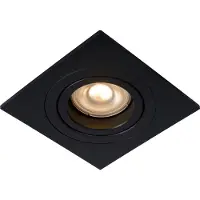 Lucide Inbouwspot Tube vierkant zwart