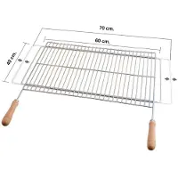 Sauvic Uitschuifbare Barbecue 60x40 Cm