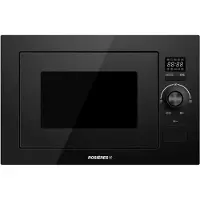 Rosieres RMG28/1PN, Inbouw, combi-oven met grillfunctie, 28 liter, 900 watt, geïntegreerd display, bedieningsknoppen en draaiknop