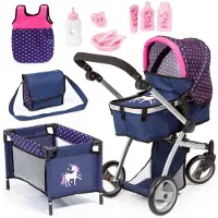 Bayer – Poppenwagen Mega Set – Navy
