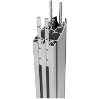 B Tech Support TV - B-TECH - BT8380 - Zwart Aluminium - Vast - 70 mm breed - 600 mm lang