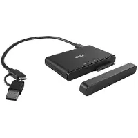 Lindy Klonestation - - USB 3.2 Type C - M.2 NVMe &amp; SATA - Zwart - 10 Gbits/s