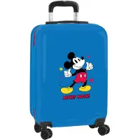 Safta Mickey Mouse Only One Cabin 20 Twin 40.1l 34.5x55x20 Cm Trolley Bag Blauw Kinderen