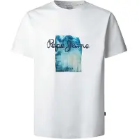 Pepe Jeans Shirt 'Prush' blauw / wit