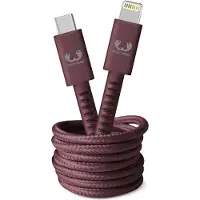 FRESH 'N REBEL USB-C Lightning (2m) - Donker Rood