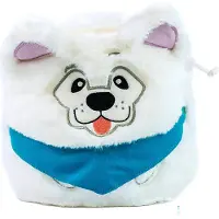 YY VERTICAL - Chalk Bag Samoyed Dog - Pofzakje wit