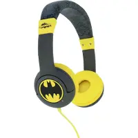 OTL TECHNOLOGIES Batman - kinder koptelefoon - volumebegrenzing - comfortabel (zwart/geel)