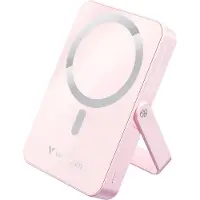 Verbatim powerbank met standaard, mag.wireless, 10000mAh, roze, modelnummer 32267