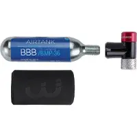 BBB Cycling Co2 Pomp - AirSpeed - Fietspomp Racefiets Inclusief Co2 Patroon 16 gram - Eenvoudig en Veilig - Mini Pomp - BMP-32