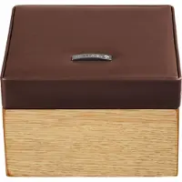 Windrose Houten juwelendoosje 14 cm bruin