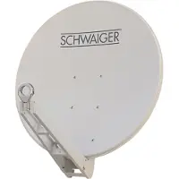 Schwaiger SAT-spiegel , 85 cm, aluminium, premium kwaliteit, lichtgrijs