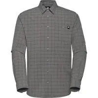 Mammut Lenni Longsleeve Shirt Heren (Maat - L, Kleur - Steel-Black)