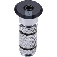 BBB Aheadset Cap for 1.1/8' Carbon PowerHead Forks Mat Zwart