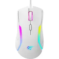 Havit Gaming Muis - HAVIT - Bedraad Model - Verlicht - Wit - USB