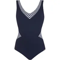 Sunflair Badpak donkerblauw / wit