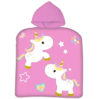 Unicorn Badponcho - Badcape - Handdoek - Met capuchon - - Eenhoorn - 50x100 cm