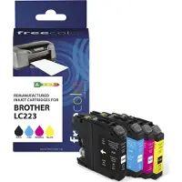 Freecolor K10388F7 Patrone Brother LC223 Multiplack BK/C/M/Y remanufactured