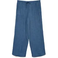 Vero Moda Broek 'VMMelaney' blauw gemêleerd
