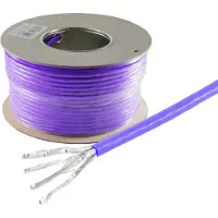 S-Conn Verlegekabel, cat 7A, S/FTP, PIMF, 1000 MHz, 100m