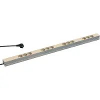 Schroff 60110-203 Stroomverdeeleenheid (PDU), 12 AC-uitgangen, 1U, grijs (60110203)