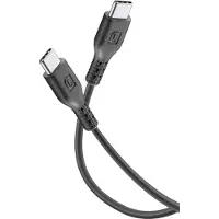 Cellularline - Kabel USB-C naar USB-C 5A, 1m, zwart