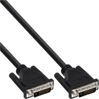 InLine DVI-D kabel, digitaal 24+1 male / male, dual link, 5m