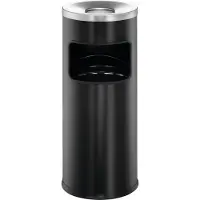 Durable Staande asbak met vlamdovende deksel, zwart