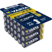 Varta Longlife Alkaline batterij AA 24 pack