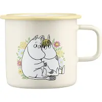 Muurla Moomin emaille mok 55 cl Flowers