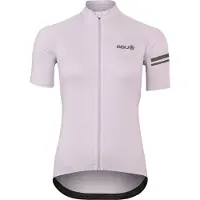 Agu Core Fietsshirt Dames Korte Mouwen - Dusky Lilac - Drie achterzakken - YKK-rits over de hele lengte - Sneldrogend interlock