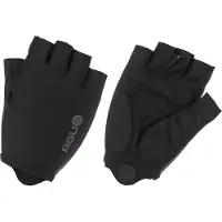 Agu Gel Fietshandschoenen Zomer - Wielrenhandschoenen Dames & Heren - Zwart - Maat M
