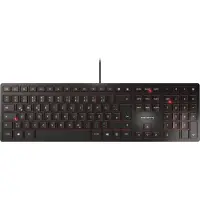 Cherry Clavier KC 6000 slim - - USB - Zwart - Hoogwaardige schaarmechanisme